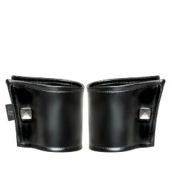 Чоловічі браслети з потайним гаманцем Noir Handmade H075, пара, під латекс, потайна блискавка