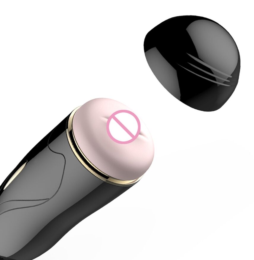 Мастурбатор с вибростимуляцией FOXSHOW Vibrating Masturbation Cup USB 7 + Interactive Function, BS6300033