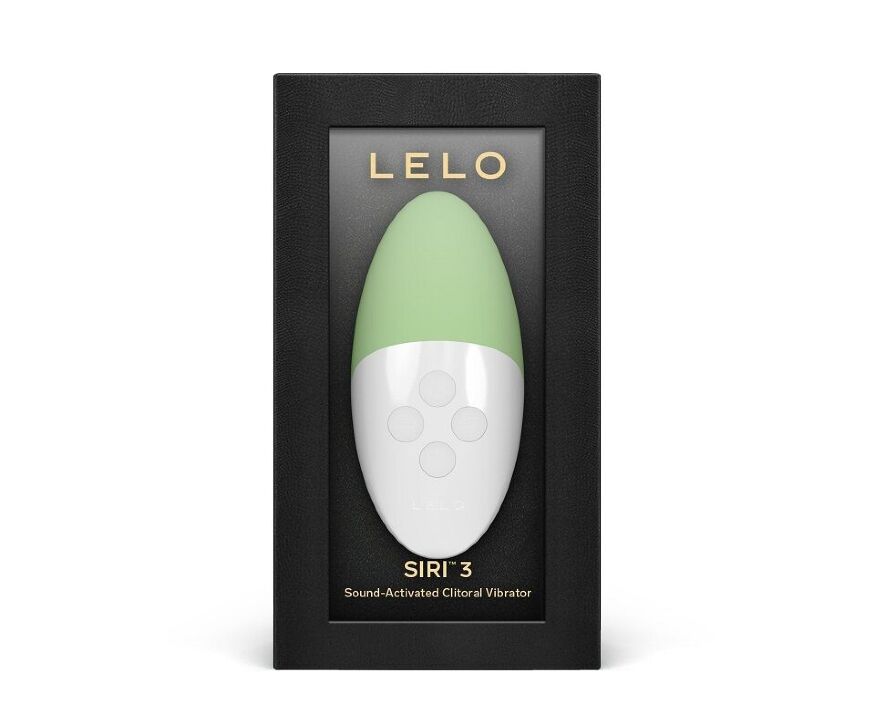 Музыкальный вибратор для клитора LELO SIRI 3 Green, вибрации в ритме звуков без смартфона
