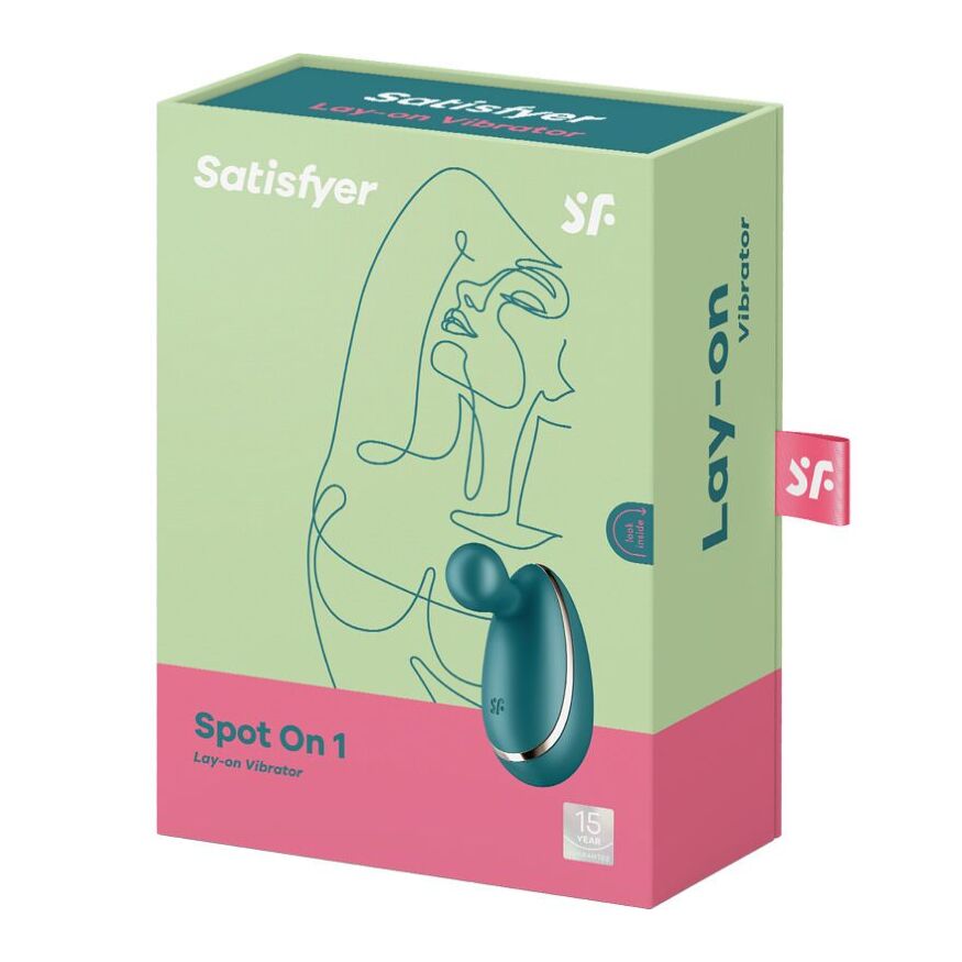 Вибратор для наружной стимуляции Satisfyer Spot On 1 Green, гибкий отросток