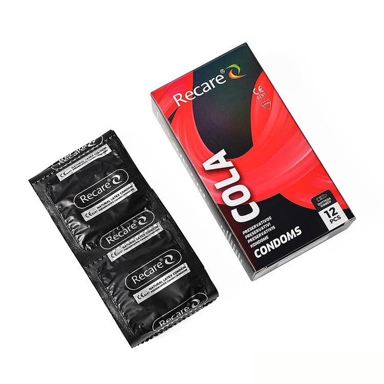Презервативы Recare Cola Condoms 12 шт, аромат: Кола