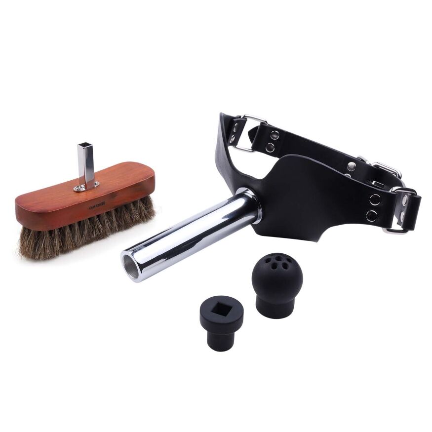 Набор для доминирования LOCKINK SEVANDA Objectification Human Furniture Set, маска и 4 насадки