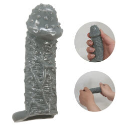Насадка - презерватив Brave Man, BI-016013-2 ( сіра )