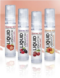 Стимулюючий лубрикант від Amoreane Med: Liquid vibrator - Strawberry (рідкий вібратор), 10 ml