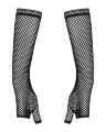 Сетчатые митенки Obsessive Darkie mittens, black
