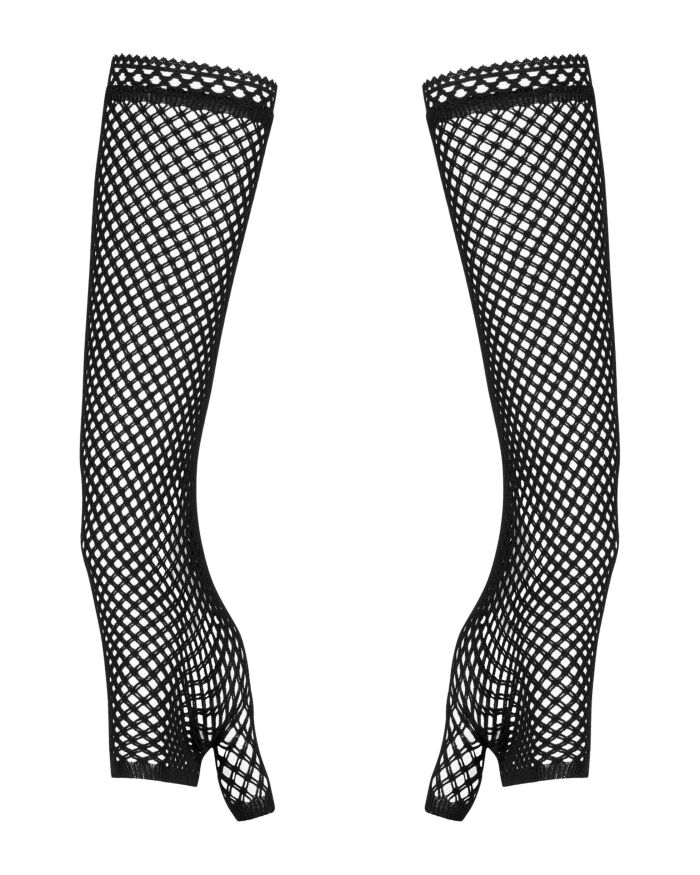 Сетчатые митенки Obsessive Darkie mittens, black