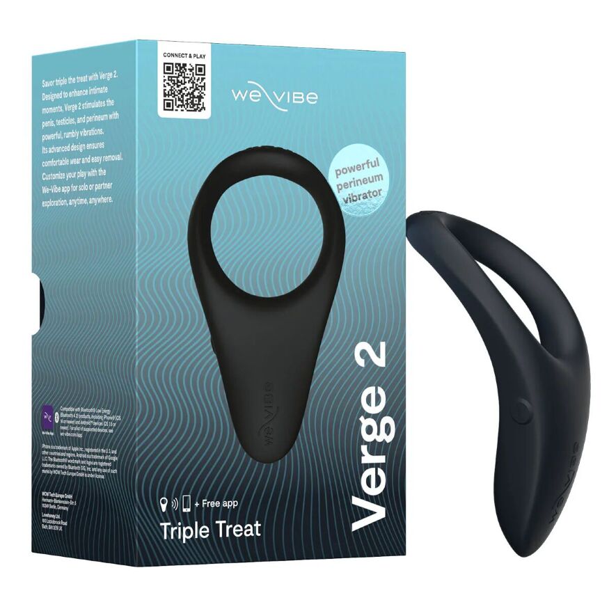 Смарт-віброкільце WE-VIBE VERGE 2 Black
