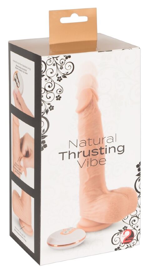 Реалістичний вібратор з функцією пам'яті Natural Thrusting Vibe