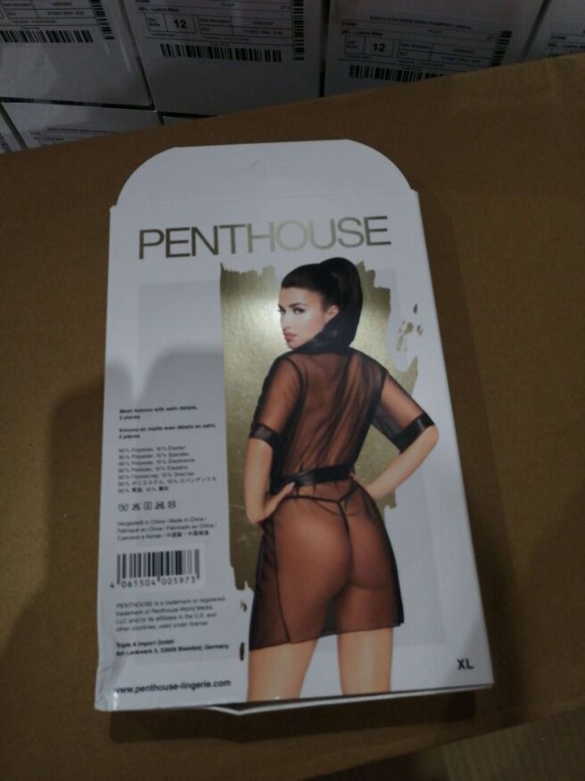 Комплект Penthouse - Midnight Mirage Black XL (мятая упаковка)
