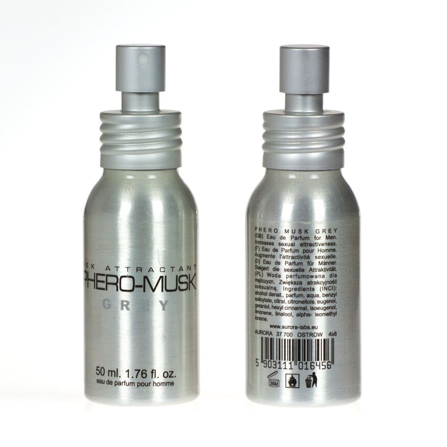 Духи с феромонами мужские Aurora PHERO-MUSK GREY, 50 ml