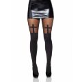 Колготки с имитацией чулок с крестами Leg Avenue Bless Me Cross, размер O/S