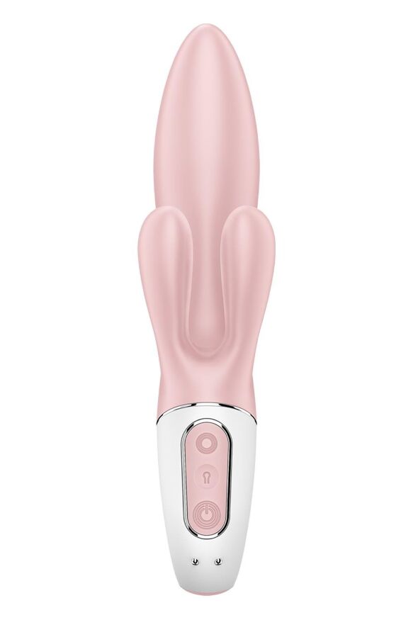 Надувний вібратор-кролик Satisfyer Air Pump Bunny 3 рожевий