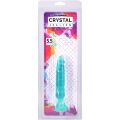 Анальный дилдо Doc Johnson Crystal Jellies - Anal Starter - 5.5 Inches - Teal