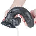 Кінчаючий фалоімітатор з імітацією еякуляції- Squirt Extreme Dildo 9" Black