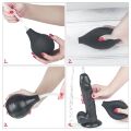 Кінчаючий фалоімітатор з імітацією еякуляції- Squirt Extreme Dildo 9" Black