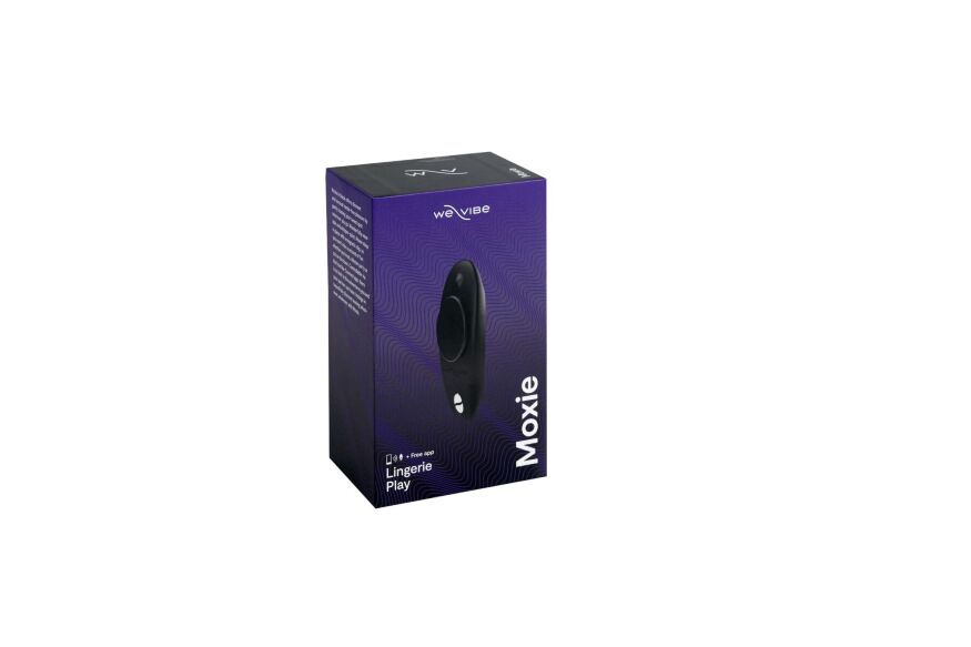 Вибратор в трусики We-Vibe Moxie Satin Black с пультом ДУ
