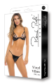 Комплект белья VINYL VIBES 2PC SET BLACK, S/M