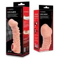 Насадка на член с загнутой головкой с фиксацией Kokos Cock Sleeve CS 007 S