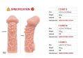 Насадка на член с загнутой головкой с фиксацией Kokos Cock Sleeve CS 007 S