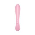 Двосторонній вібратор-кролик Satisfyer Triple Oh Pink, 3 мотори, руків’я-масажер