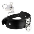 Нашийник Kinky Diva Collar Мe! із замочком та ключиком, чорний