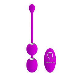 Вагінальні віброкульки - Pretty Love Willie Vibrating Kegel Balls Purple