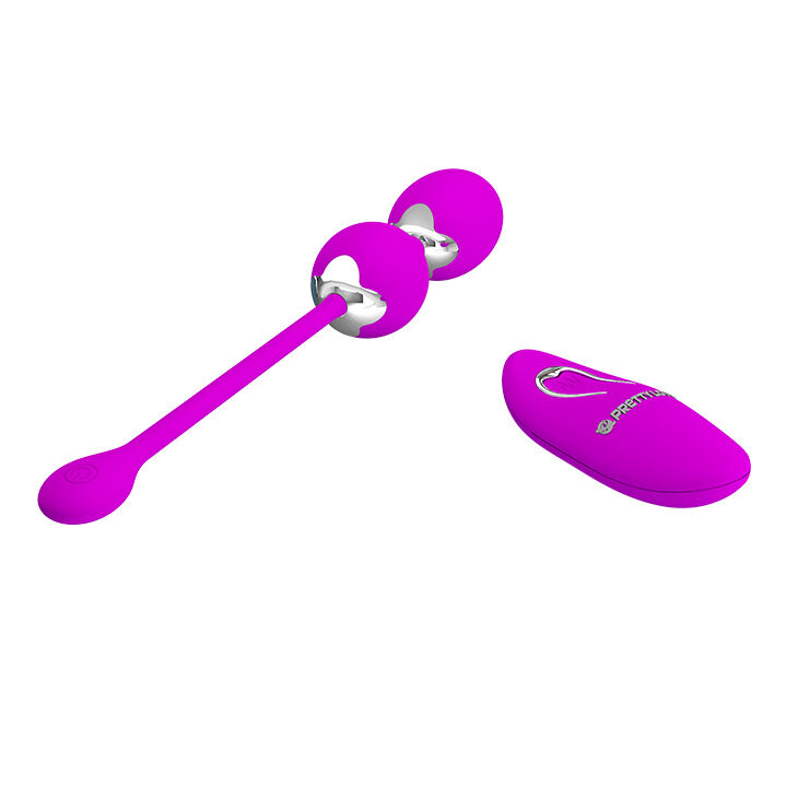 Вагінальні віброкульки - Pretty Love Willie Vibrating Kegel Balls Purple