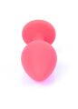 Анальна пробка - Jewellery Silicone Red Plug M Blue