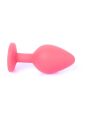 Анальна пробка - Jewellery Silicone Red Plug M Blue