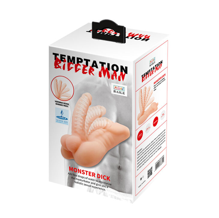 Фаллоимитатор BAILE TEMPTATION BIGGER MAN - MONSTER DICK, BW-008107GK