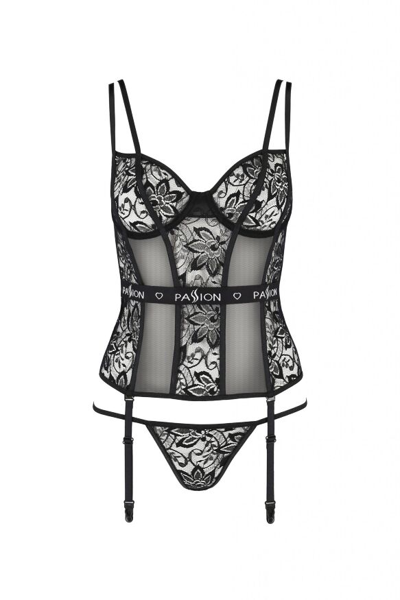 Корсет LETICIA CORSET black S/M - Passion
