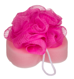 Губка для ванни Bath Sponge Heart, 12 см