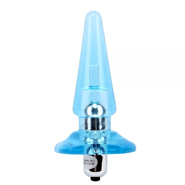 Анальний плаг NICOLE'S Vibra Plug, Blue