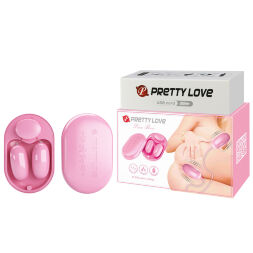 Комплект з двох компактних віброяєць ABS, 12 vibration settings, USB rechargeable.
