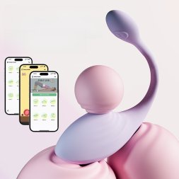 Віброяйце Every Night Toys Isadora з дистанційним керуванням, лавандовий, 10 режимів вібрації