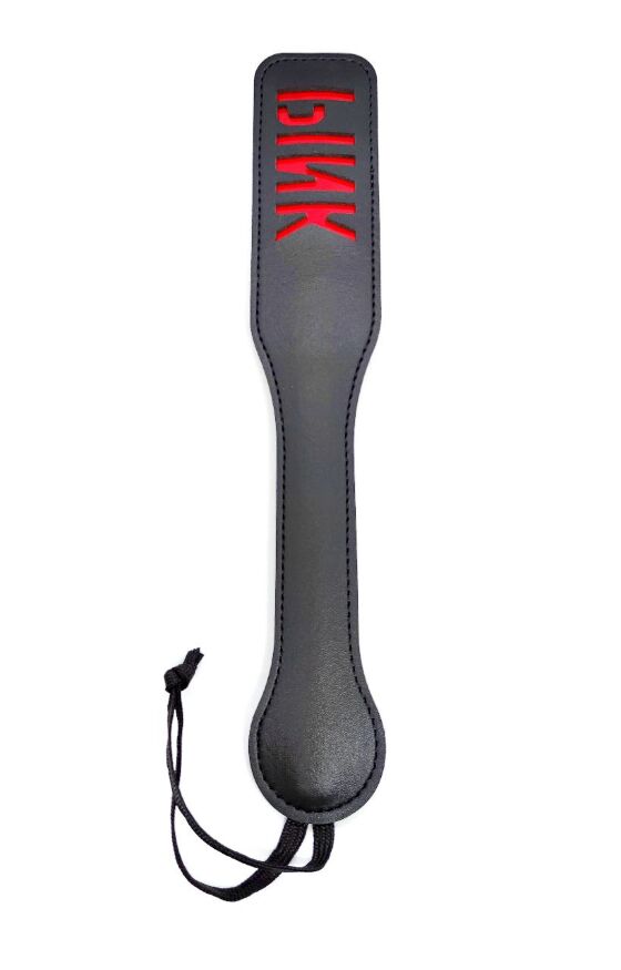 Шлепалка с надписью PINK PADDLE, черная, 31,5 см