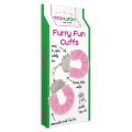 Наручники розовые с мехом Toy Joy Furry fan cuffs