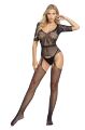 Бодістокінг - Bodystocking 2081, black - One Size