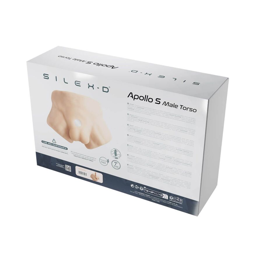 Полуторс с фаллоимитатором на присоске SilexD Apollo S Male Torso
