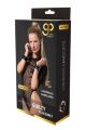 Наручники из веганской кожи GP PREMIUM HANDCUFF WITH HOOK BLACK
