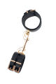 Наручники из веганской кожи GP PREMIUM HANDCUFF WITH HOOK BLACK