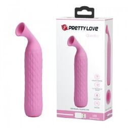 Вагінальний міні вібратор з вакуумним стимулятором Pretty Love Quentin, BI - 014564-2