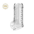 Стимулирующая насадка на пенис Pretty Love - Penis Sleeve Long Clear, BI-026267M