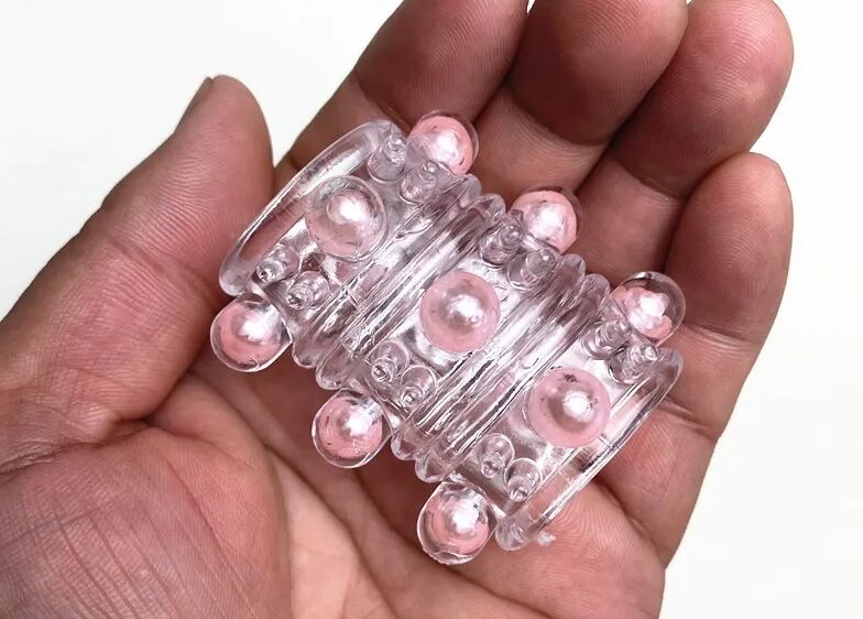 Насадка стимулирующая AR028-05 Light pink, ( 1 шт )