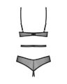 Боди Obsessive Euridia crotchless teddy XS/S