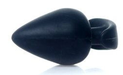 Анальный плаг Boss Series - Bubble Plug Large Black, BS6700059