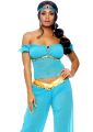 Костюм принцессы Жасмин S Leg Avenue Arabian Beauty, 3 предмета, бирюзовый