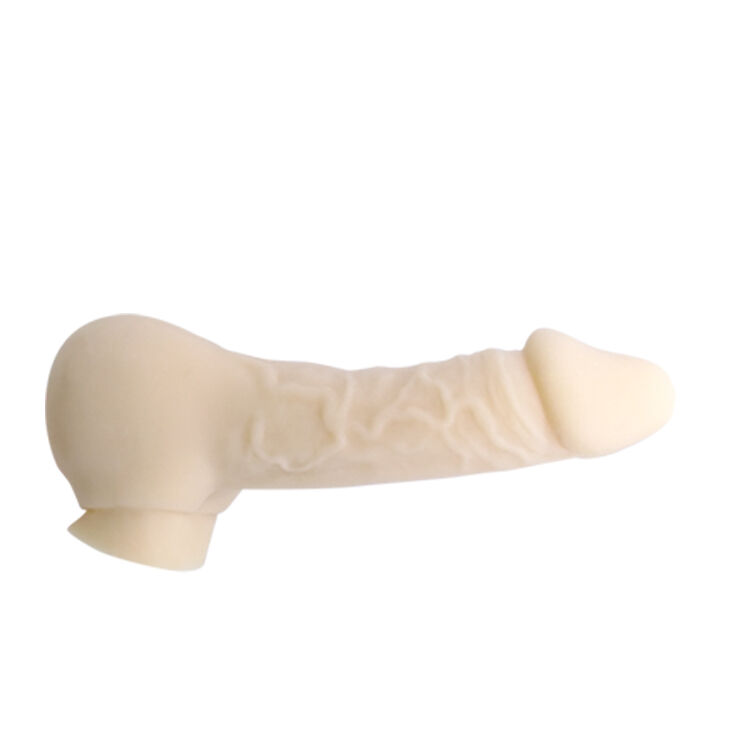 Секс-іграшка 2в1: насадка на пеніс та мастурбатор анус Bigger Man Penis Sleeve 8.5"