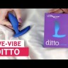 Анальная вибропробка DITTO BY WE-VIBE MOONLIGHT BLUE