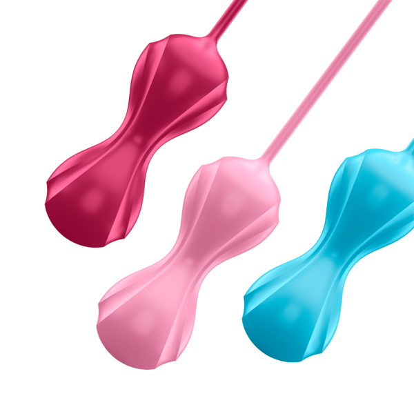 Набор вагинальных шариков SATISFYER BALLS C02 DOUBLE SET OF 3